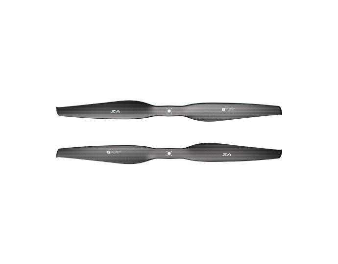T-Motor VZ29x9.5 29in VTOL Propeller, Pair of T-Motor VZ29x9.5 29-inch VTOL propeller blades with carbon-fiber finish and centered mounting holes