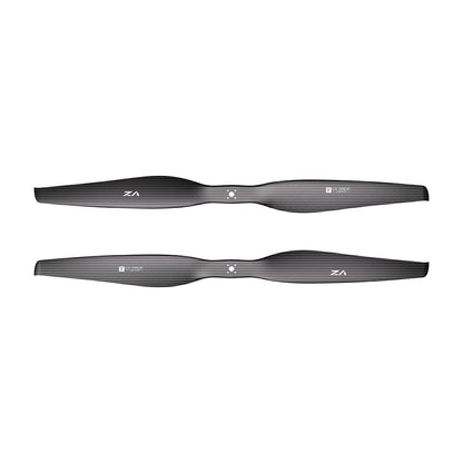 Pair of T-Motor VZ30x10.5 30-inch matte carbon fiber two-blade VTOL propellers with center mount hole