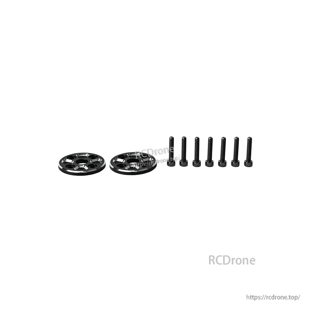 Two black flange mount hubs with eight mounting bolts for T-Motor VZ40x16.1 VTOL propeller