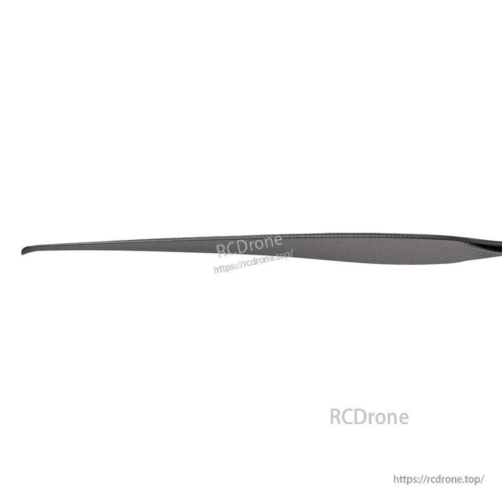 T-Motor VZ41.5x15.2 41.5in VTOL Propeller, Side view of a black T-Motor VZ41.5x15.2 41.5-inch VTOL propeller blade with a slim, tapered profile