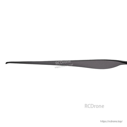 T-Motor VZ45x18 carbon fiber VTOL propeller blade, matte black finish, side profile view