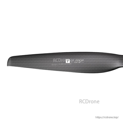T-Motor VZ45x18 carbon fiber VTOL propeller blade with matte weave finish and VZ45*18R marking
