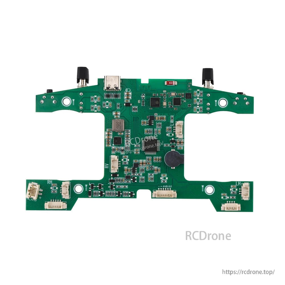 T8L Mainboard factory-assembled replacement PCB, top-side view showing chips, connectors, and mounting holes