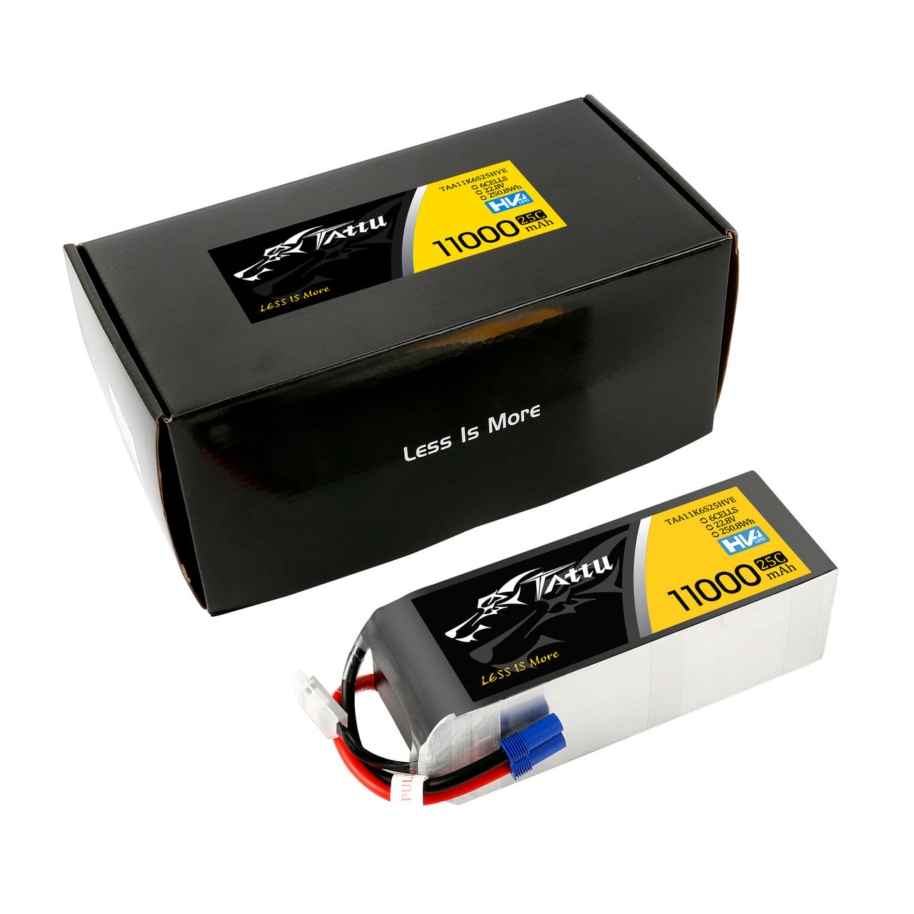 Tattu G-Tech 6S 11000mAh 22.8V 25C Lipo Battery, 