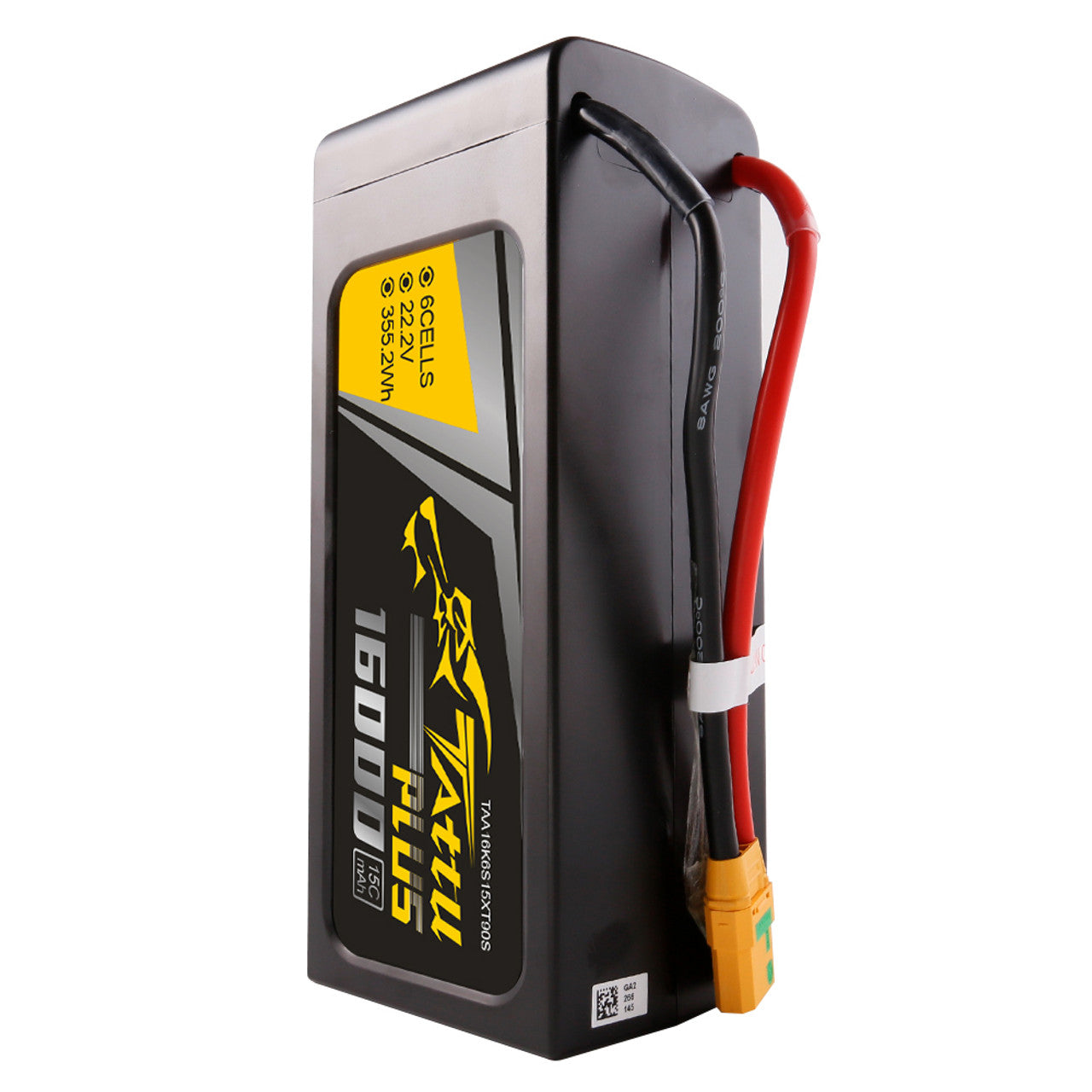 Tattu Plus 16000mAh 6S 15C 22.2V Lipo Battery Pack With XT90S