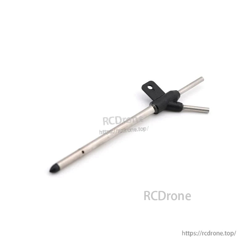 Metal pitot tube with black mounting bracket from the TBS ASI2C airspeed sensor kit