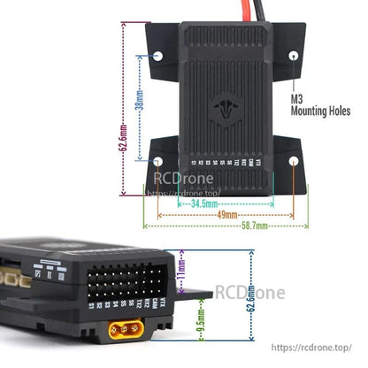 with AM32 ESC for FPV Flying Wings