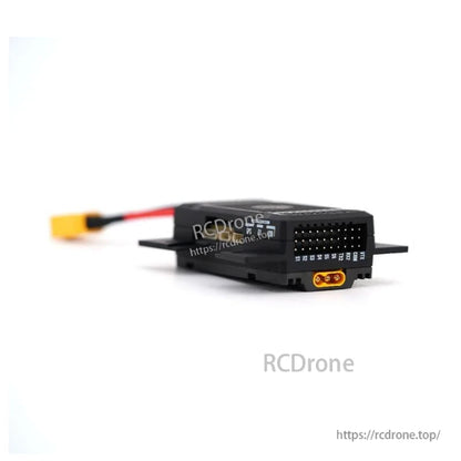 TBS Lucid Wing AIO flight controller rear connector panel with pin headers and power terminals