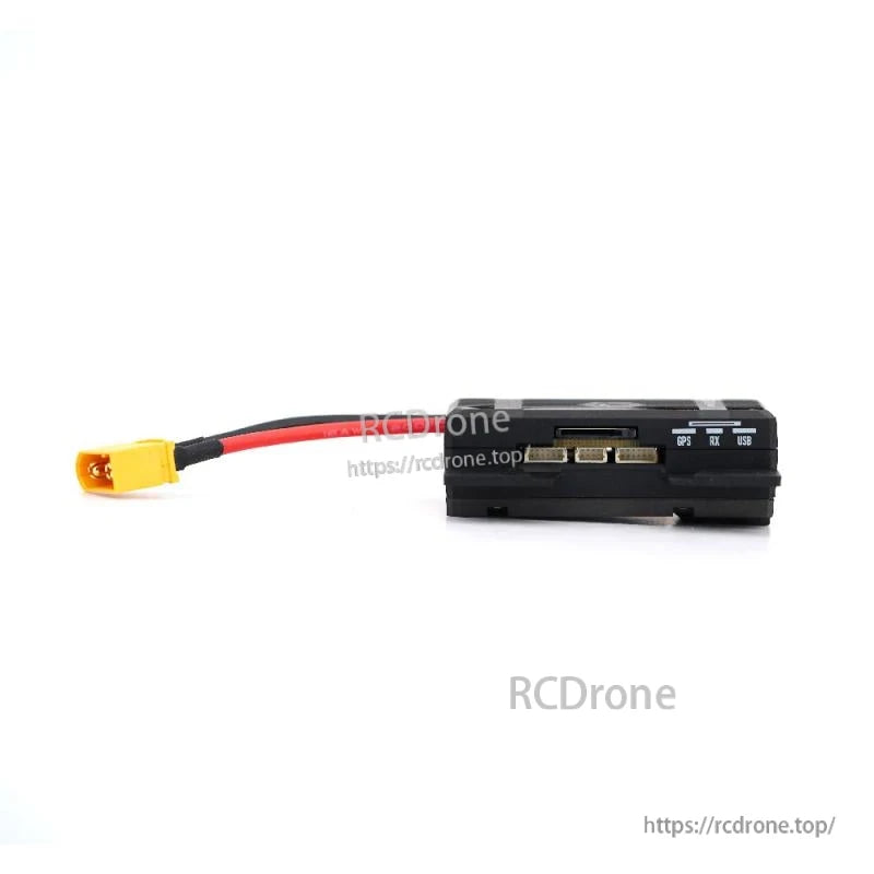 Side view of TBS Lucid Wing AIO flight controller with side-mounted connectors