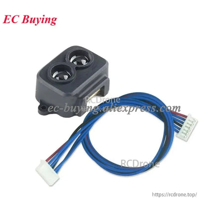 TF-Luna ToF Lidar Ranging Sensor, TF-Luna ToF Lidar sensor with 8-meter range, supports UART/I2C communication for precise distance measurement in compact drone and robotics applications.