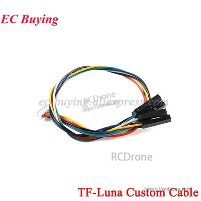 TF-Luna ToF Lidar Ranging Sensor, TF-Luna custom cable for ToF Lidar sensor with 8m range, 850nm VCSEL, UART/I2C interface, compatible with Arduino and Pixhawk.