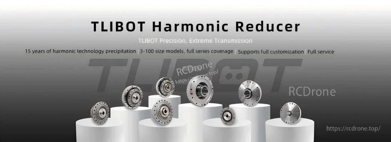 TLibot Model 14 Robot Motor, TLIBOT offers precision harmonic reducers with 15 years of expertise, sizes 3-100, full customization, and comprehensive service for diverse transmission needs.