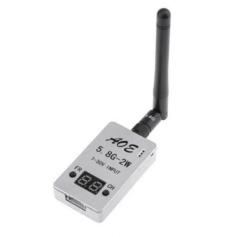 TS933 5.8G 2W 48CH VTX. High-power module for multi-axis drones and fixed-wing aircraft with 2W output. frequency range. and protection features.