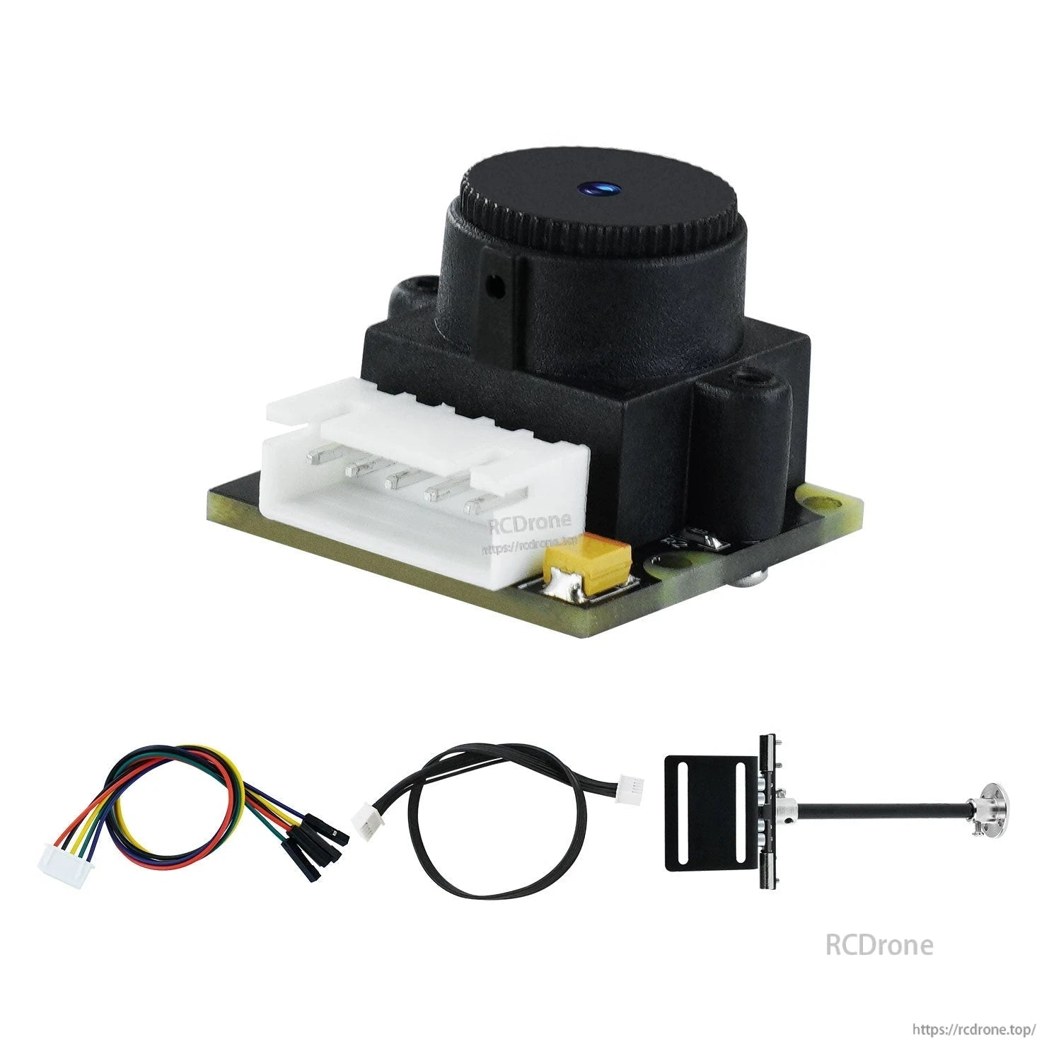 kit contents: sensor module, cables, mounting bracket and post