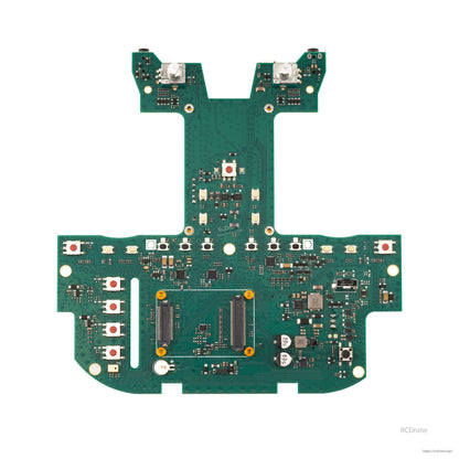 TX15 Radio Mainboard Replacement PCB top view showing components, connectors, and mounting holes