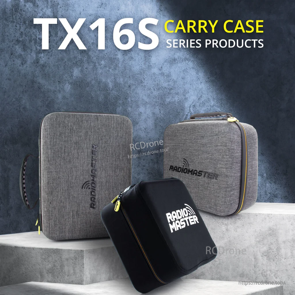 RadioMaster TX16S Foam Box Zipper Cover carry case series product styling, fabric zipper cover with handle