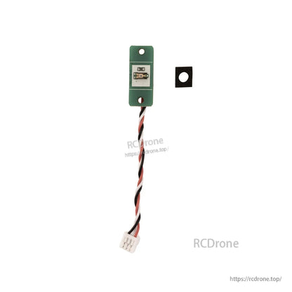 TX16S MK3 Light Sensor board with mounting holes, twisted 3-wire lead and white plug connector