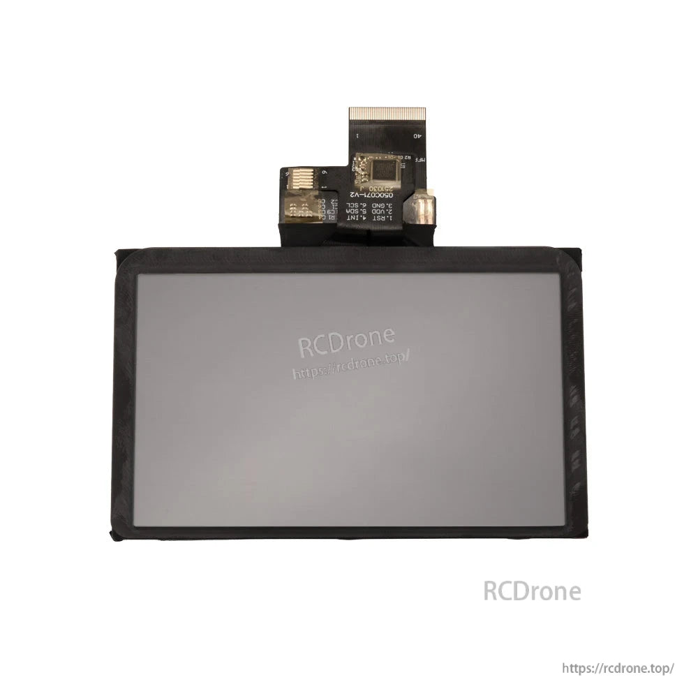 TX16S MK3 replacement LCD display screen module with flex ribbon connector, front view