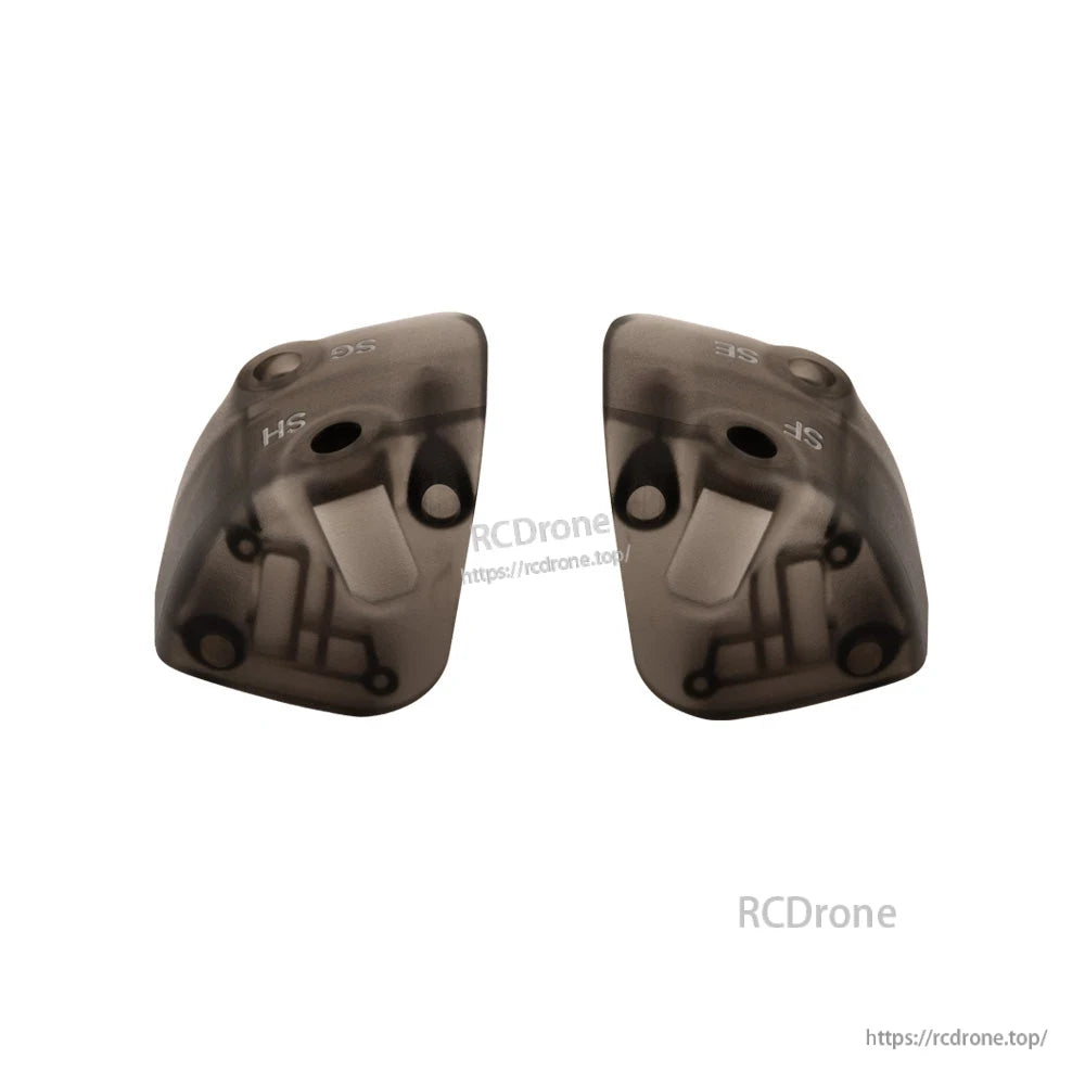 Translucent side mount set underside showing internal ribs and mounting points