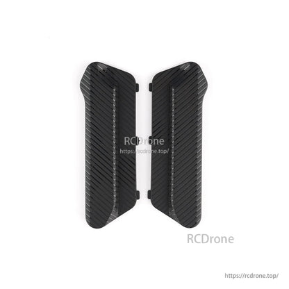 TX16S MKII raised or flat rear grips accessory set, two black textured grip panels