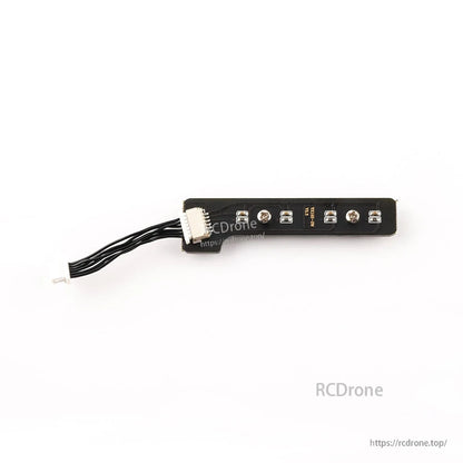 System button PCB board with attached cable and JST-style connector, shown with RCDrone watermark