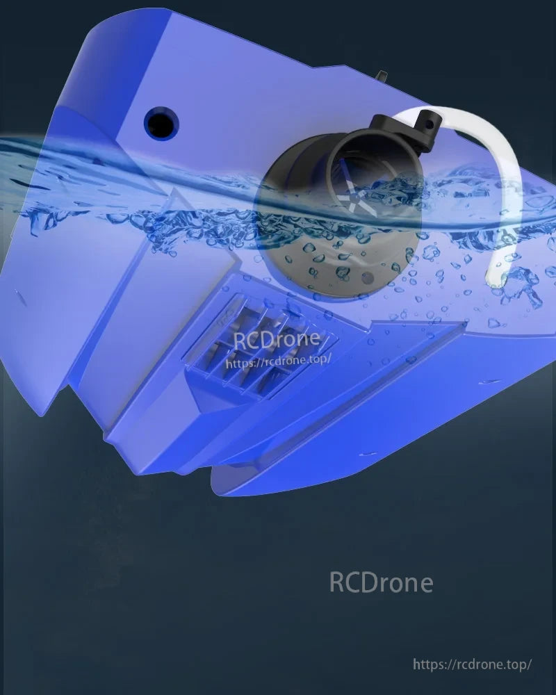 TX768 RC Boat, RC boat with brushless motor, water-cooled and ready-to-go, reaching speeds up to 30km/H with a range of over 250m.