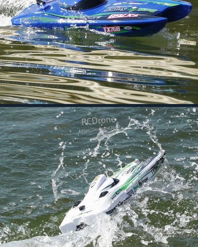 TX768 RC Boat, The key feature is a brushless 2212 motor that uses a water-cooled cycle for thermal management.