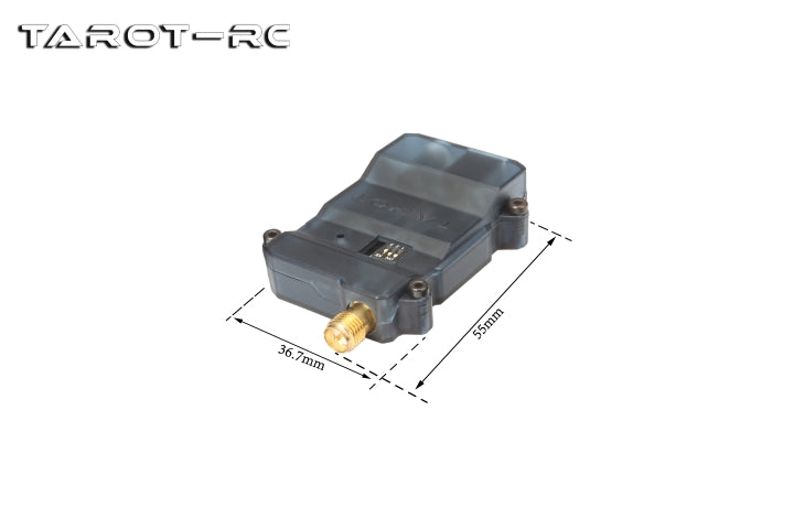 Tarot 1.2G 1.6W 8CH VTX, This device operates at 12 volts and is designed to provide stable performance.