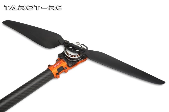 Tarot 1455 14 inch Efficient Folding Multirotor Drone Propellers With Clamp Holder (CW+CCW)