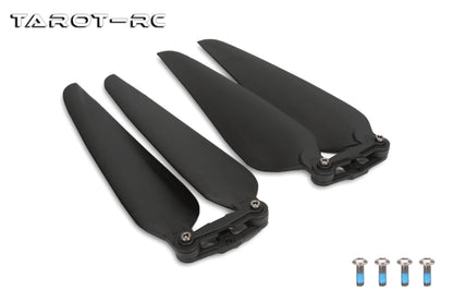 Tarot 1455 14 inch Efficient Folding Multirotor Drone Propellers With Clamp Holder (CW+CCW)