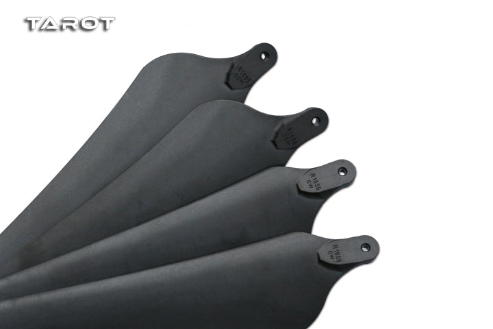 Tarot 1655 Foldable Drone Propeller, The Tarot TL100D07 propeller set features a Φ4 motor shaft, total length of 416mm, and weighs approximately 39g/pair for improved performance.