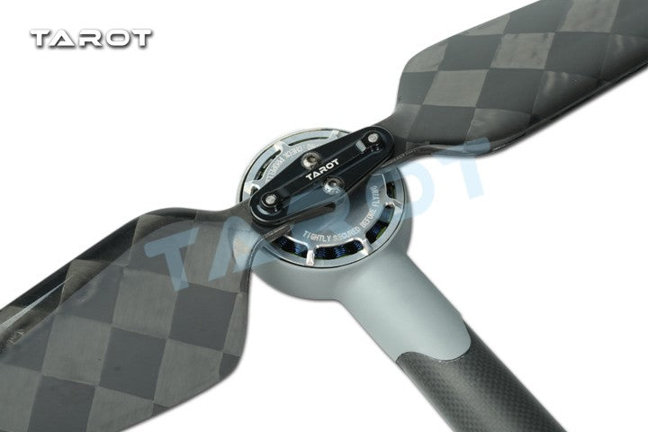 Tarot 17.5 Foldable Propellers, Lightweight construction improves motor responsiveness and flight dynamics.