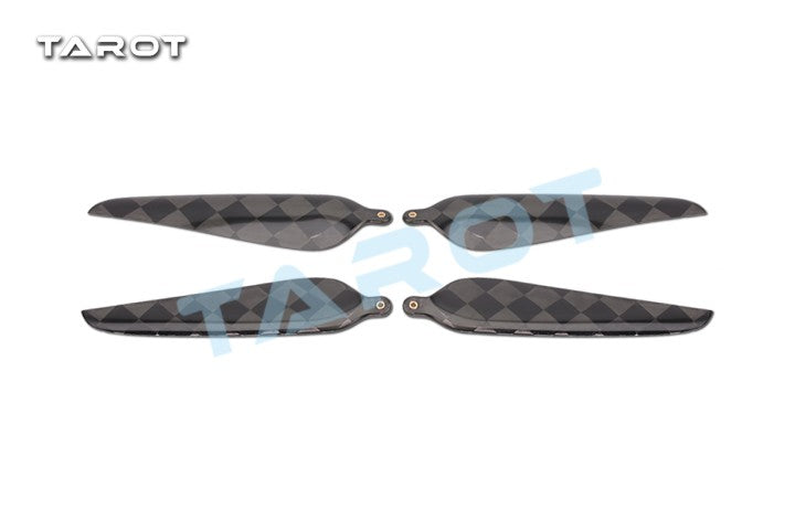 Tarot 17.5 Foldable Propellers, Enhance your multirotor drone performance with carbon fiber foldable propellers.