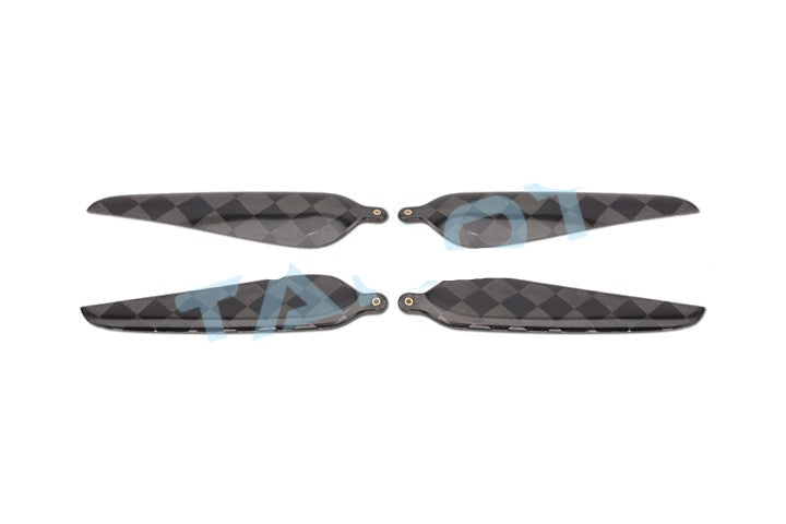 Tarot 17.5 Foldable Propellers, Enhance your multirotor drone performance with carbon fiber foldable propellers.