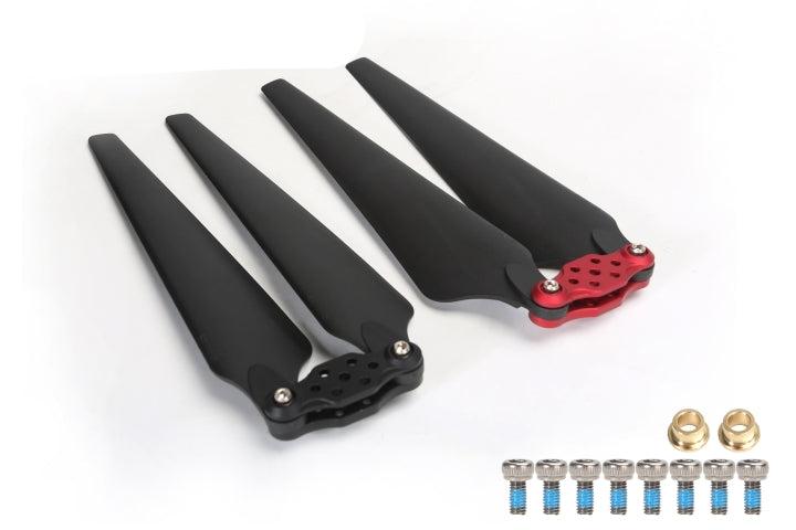 Tarot 19 Inch Folding Propellers, Advanced manufacturing uses Swiss MIKRON technology for precise paddles.