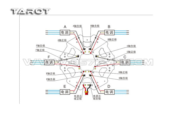 The Tarot 680 PRO Hexacopter Frame Kit is a high-performance frame for professionals seeking portability, stability, and versatility.