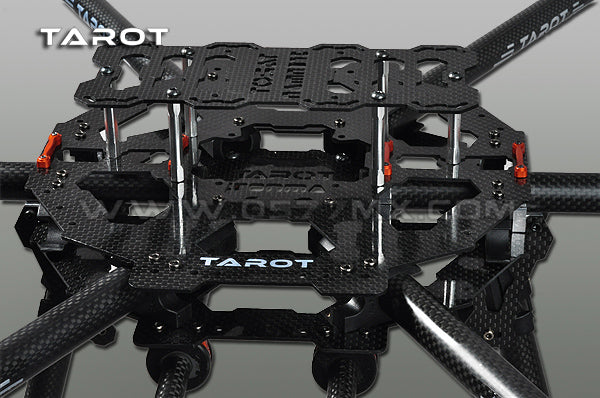 Tarot FY680 Carbon Hexacopter Drone, Aerial Photography equipment compatible with small cameras or DSLRs for lightweight projects.