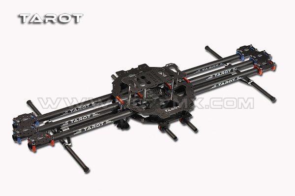 Tarot FY680 Carbon Hexacopter Drone, Aerial photography suitable for small cameras or DSLRs for lightweight projects.