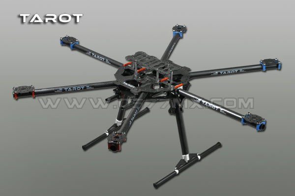 Tarot FY680 Carbon Hexacopter Drone, Tarot FY680 drone frame is a high-performance, foldable hexacopter suitable for aerial applications like remote sensing, surveys, and monitoring.