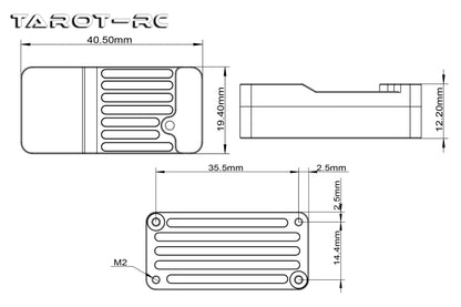 Tarot HDMI to Analog AV Module - 300mm Open Type (TL3503)