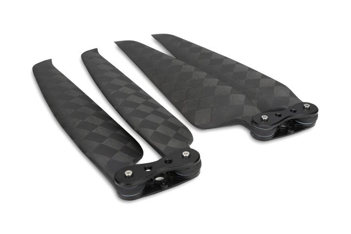 Tarot Martin 2812 28 Inch Carbon Fiber Folding Drone Propellers (CW+CCW) With Clamp Holder