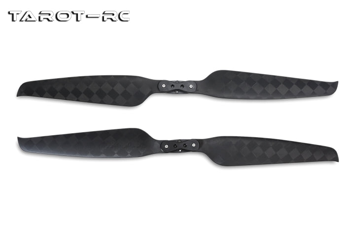 Tarot Martin 2812 28 Inch Carbon Fiber Folding Drone Propellers (CW+CCW) With Clamp Holder