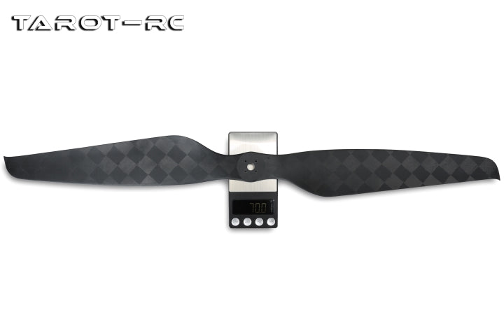 Tarot Martin 2812 Drone Props, 28-inch carbon fiber propellers are built for high strength and light weight using advanced prepreg internal pressure molding process.