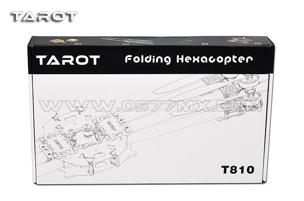 Tarot T810 Foldable Hexacopter Drone, The Tarot T810 is a hexacopter drone with 3 propellers and 1 battery, ideal for aerial photography.