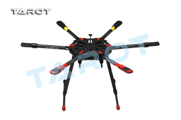 The Tarot X6 hexarotor frame is designed for aerial photography and videography, as well as other professional and industrial applications.