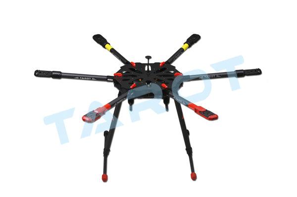 The Tarot X6 hexarotor frame is designed for aerial photography and videography, as well as other professional and industrial applications.