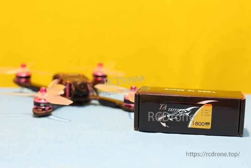Tattu 1800mAh 75C 4S1P lipo battery pack with XT60 plug