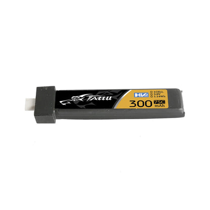 Tattu 1S 300mAh 75C 3.8V LiHV LiPo Battery, Tattu HV 1S 300mAh 75C 3.8V LiHV LiPo battery pack with small plug connector