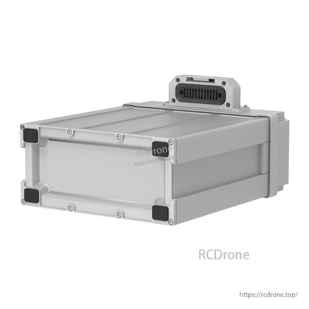 Tattu 3.0 smart LiPo drone battery pack in gray hard case with integrated handle and top ACES plug connector
