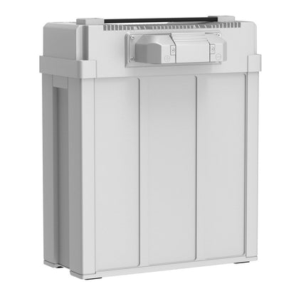 Tattu 3.0 smart LiPo drone battery pack in a gray hard case with top handle and connector panel